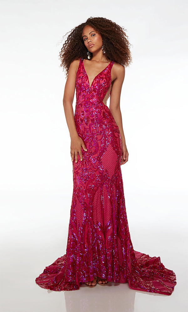raspberry prom dress Prom Dress Style #25443
