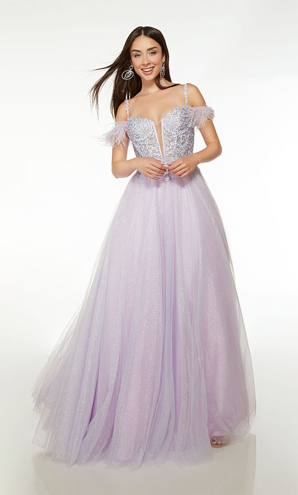 Alyce Women Ice Lilac Blake Dress