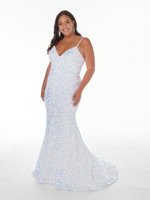 white grad dress